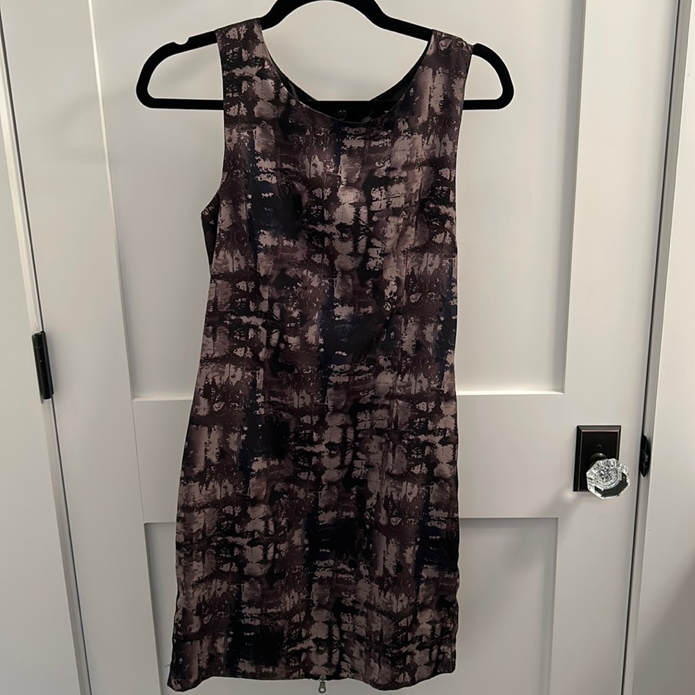 Purple sleeveless mini